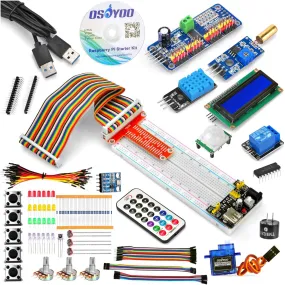 OSOYOO Starter Programming Learning Kit for Raspberry Pi