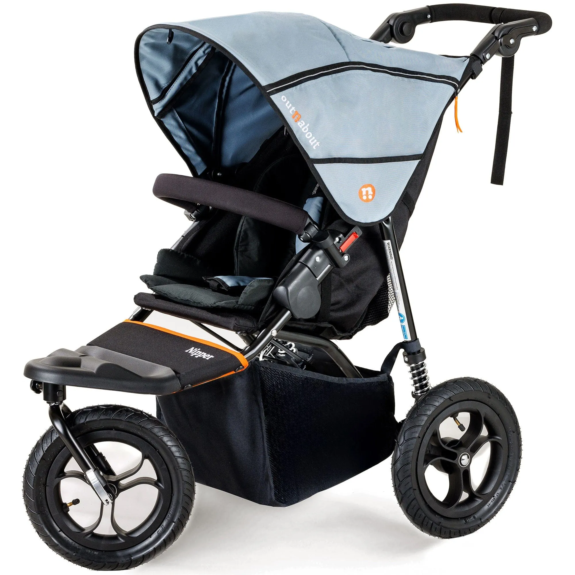 Out n About Nipper Single Essentials Bundle in Rock Salt Grey