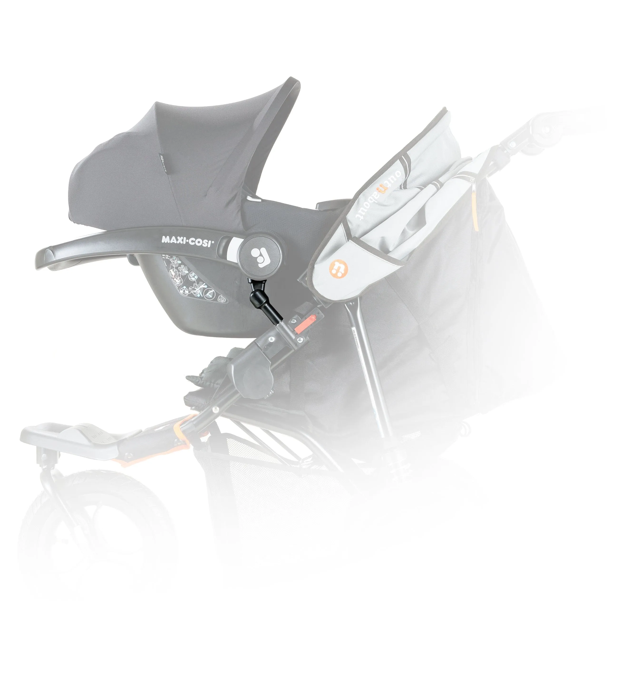 Out n About Nipper Single Essentials Bundle in Rock Salt Grey