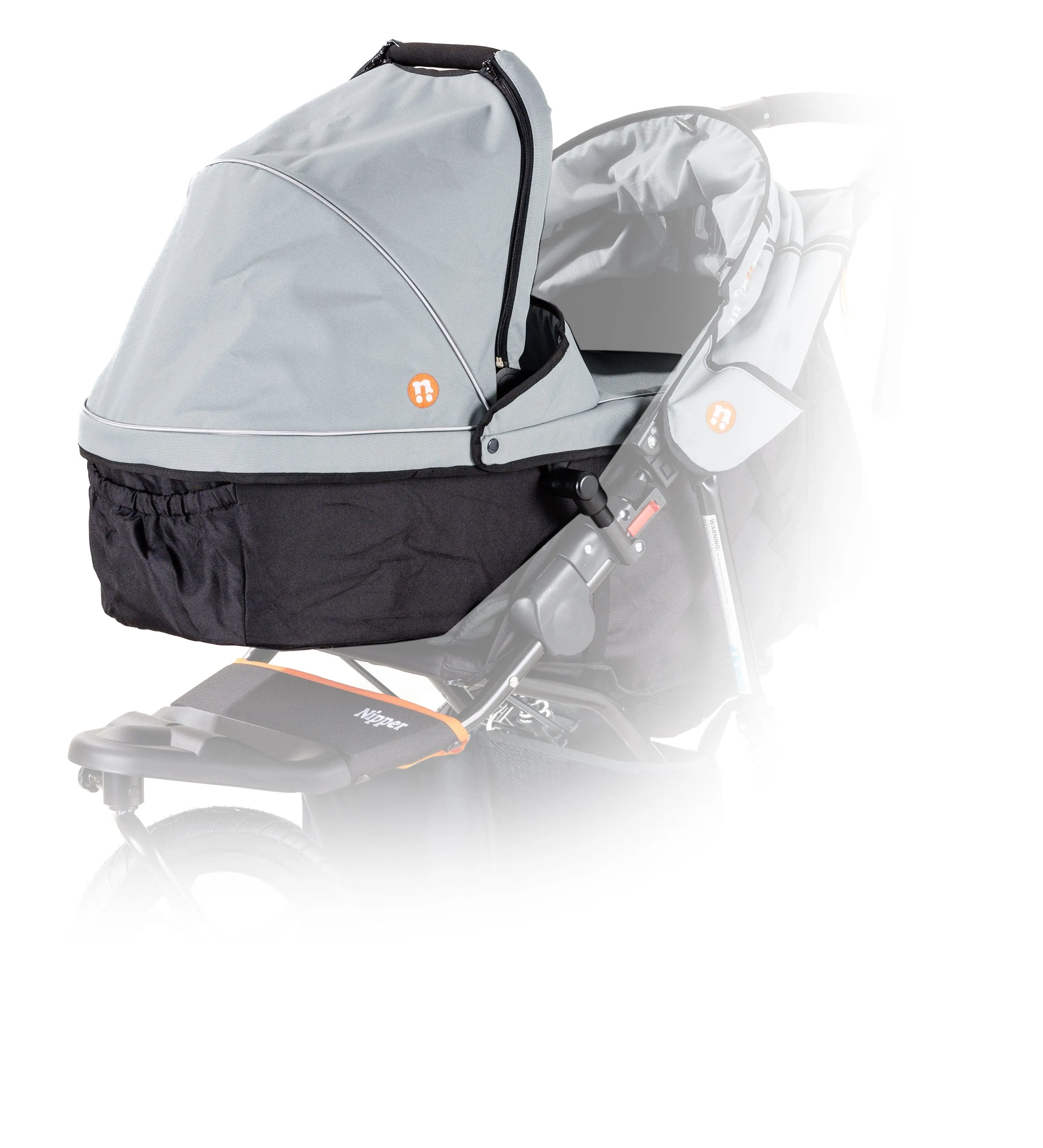 Out n About Nipper Single Essentials Bundle in Rock Salt Grey