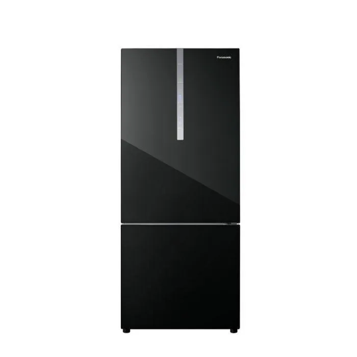 Panasonic NR-BX421WGKM Fridge 2 Doors G422L Econavi Inverter Glass Black