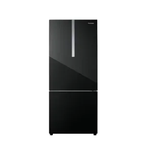 Panasonic NR-BX421WGKM Fridge 2 Doors G422L Econavi Inverter Glass Black