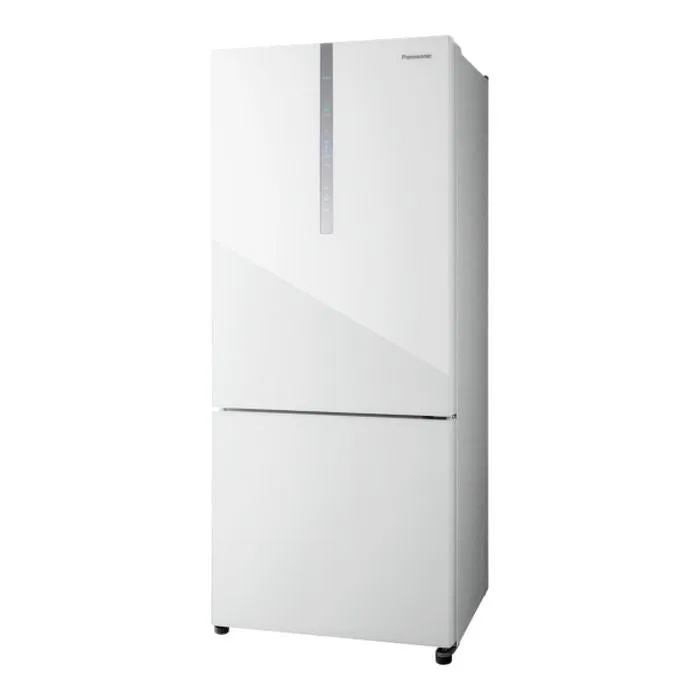 Panasonic NR-BX421WGWM Fridge 2 Doors G422L Econavi Inverter BlueAG Prime Fresh  Glass White