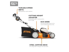 RMA 510 V Self-Propelled Battery Lawn Mower Kit (AK 300)