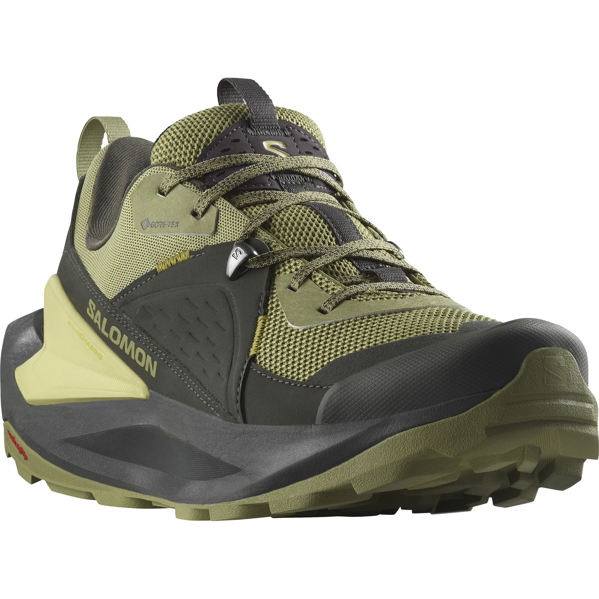 Salomon Men&#x27;s Elixir GORE-TEX Black/Dried Herb/Southern Moss | Buy Salomon Men&#x27;s Elixir GORE-TEX Black/Dried Herb/Southern Moss here | Outnorth