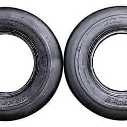 Set of 2) 13x5.00-6 Ribbed Tread Tires for Mowers