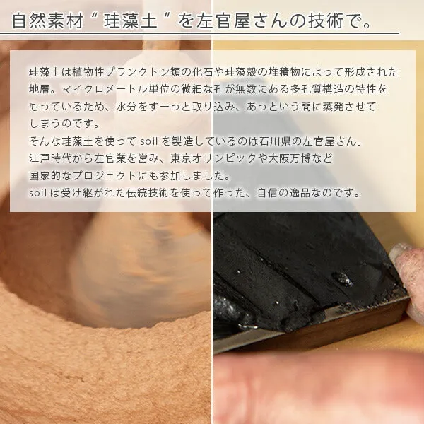 「soil」バスマット50×30（グリーン）