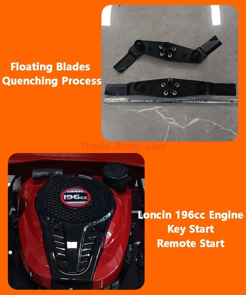 Standard 20" RC Lawn Mower (Zero Turn 4x4 Wheeled Version)
