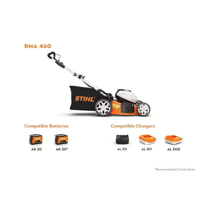Stihl | RMA 460 Battery Push Mower | w/ AK 30 battery & AL 101 charger (6368 200 0034)