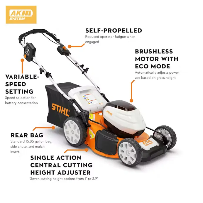 Stihl | RMA 460 V Battery Self-Propelled Mower | w/ AK 30 battery & AL 101 charger (6368 200 0035)