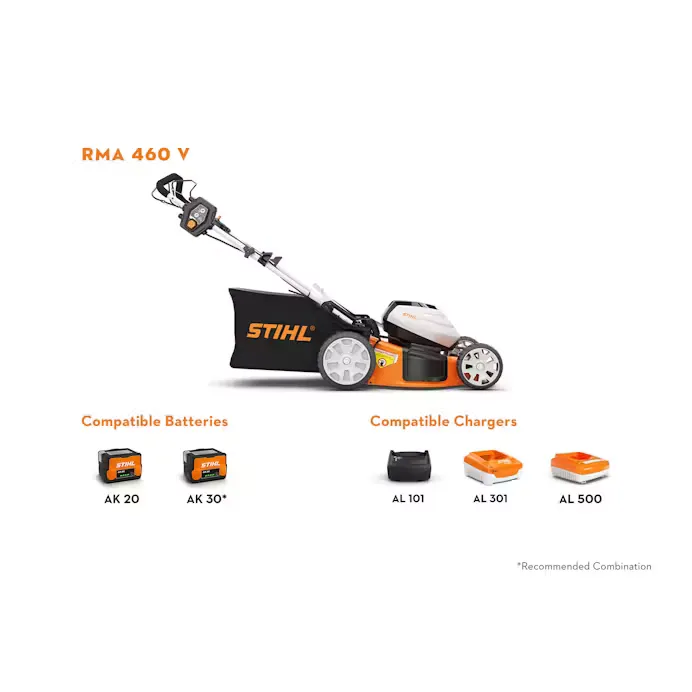 Stihl | RMA 460 V Battery Self-Propelled Mower | w/ AK 30 battery & AL 101 charger (6368 200 0035)