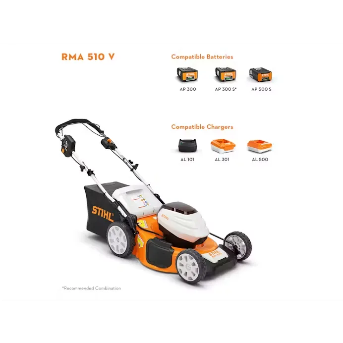 Stihl | RMA 510 V Battery Self-Propelled Mower | w/AP 300 battery & AL 301 charger (6372 200 0026)