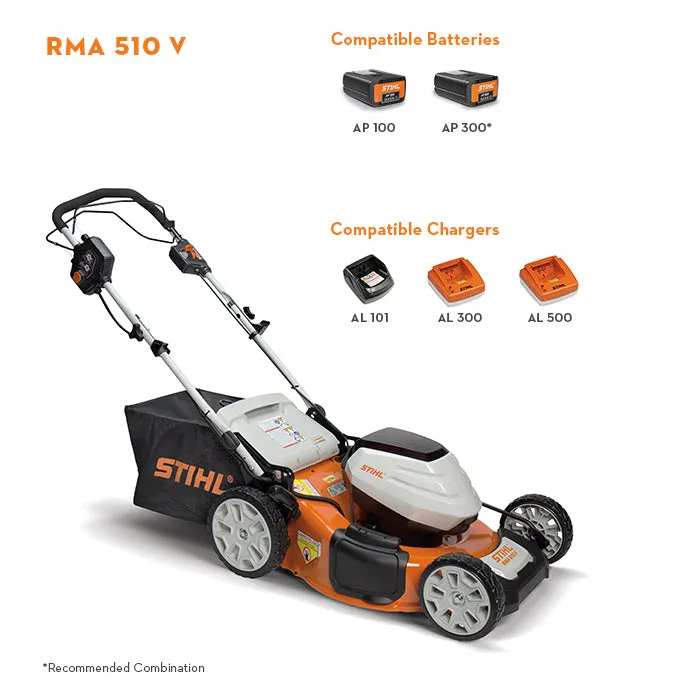 STIHL RMA 510 V Mower Self Propelled and Battery Powered