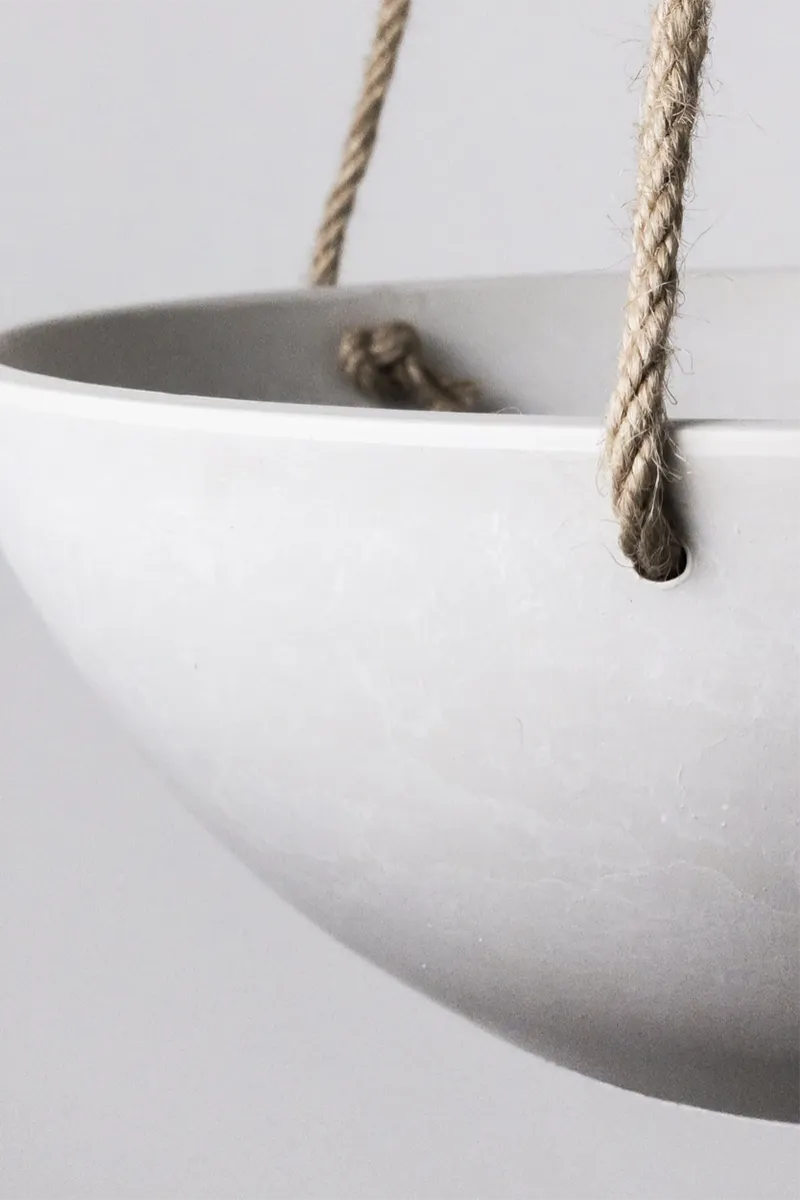 Stone Hanging Planter 12"
