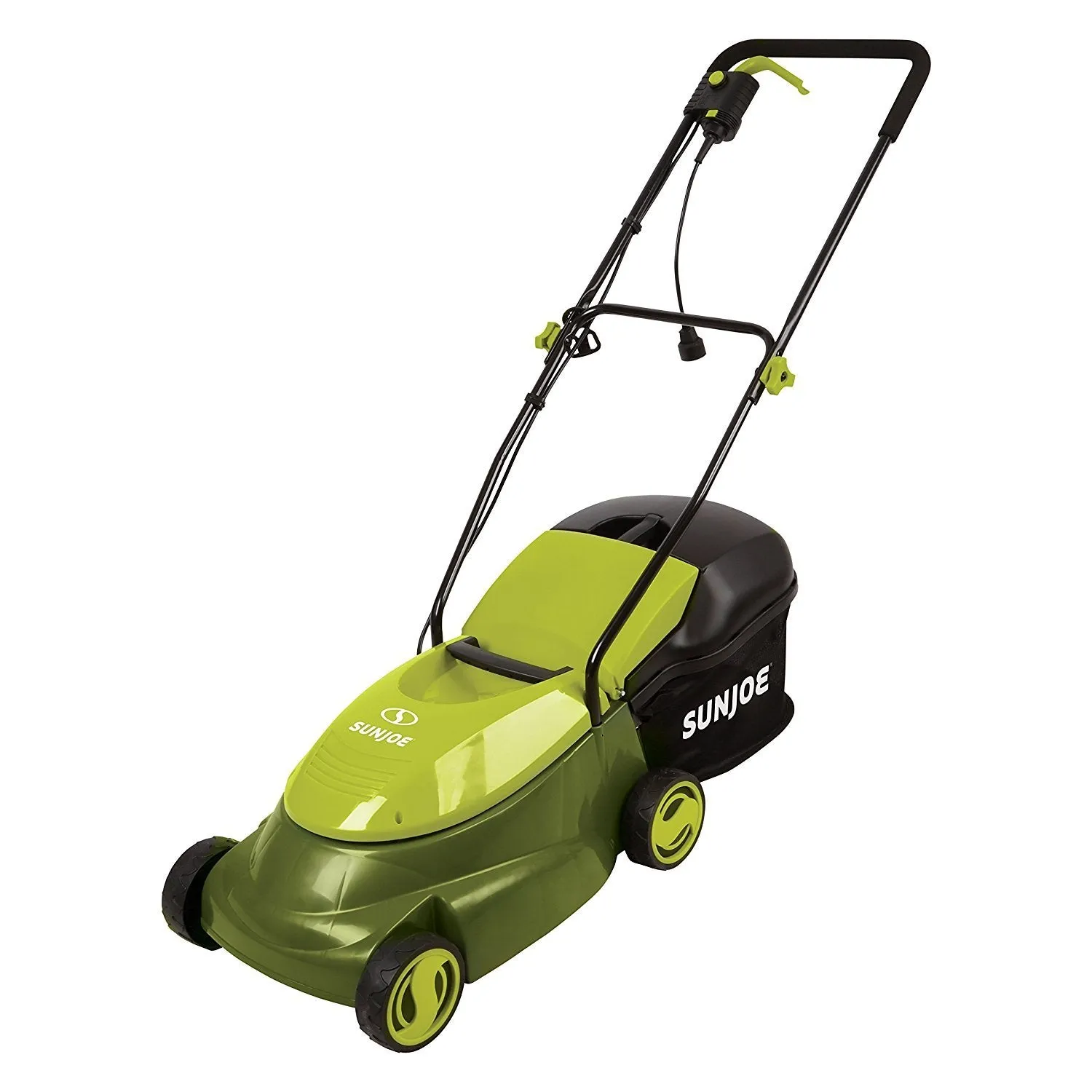 Sun Joe MJ401E-RM Mow Joe 14-Inch 12 Amp Electric Lawn Mower With Grass Bag (Certified Refurbished)