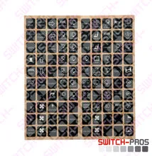 SWITCH-PROS VERTICAL SWITCH LEGENDS FOR SWITCH-PROS SYSTEM
