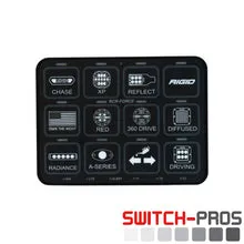 SWITCH-PROS X RIGID INDUSTRIES SWITCH LEGENDS