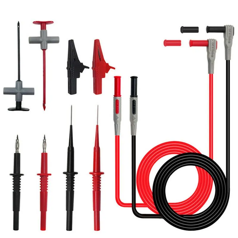 Test Lead Kit, Precision/Regular/Piercing Probes & Alligator Clips