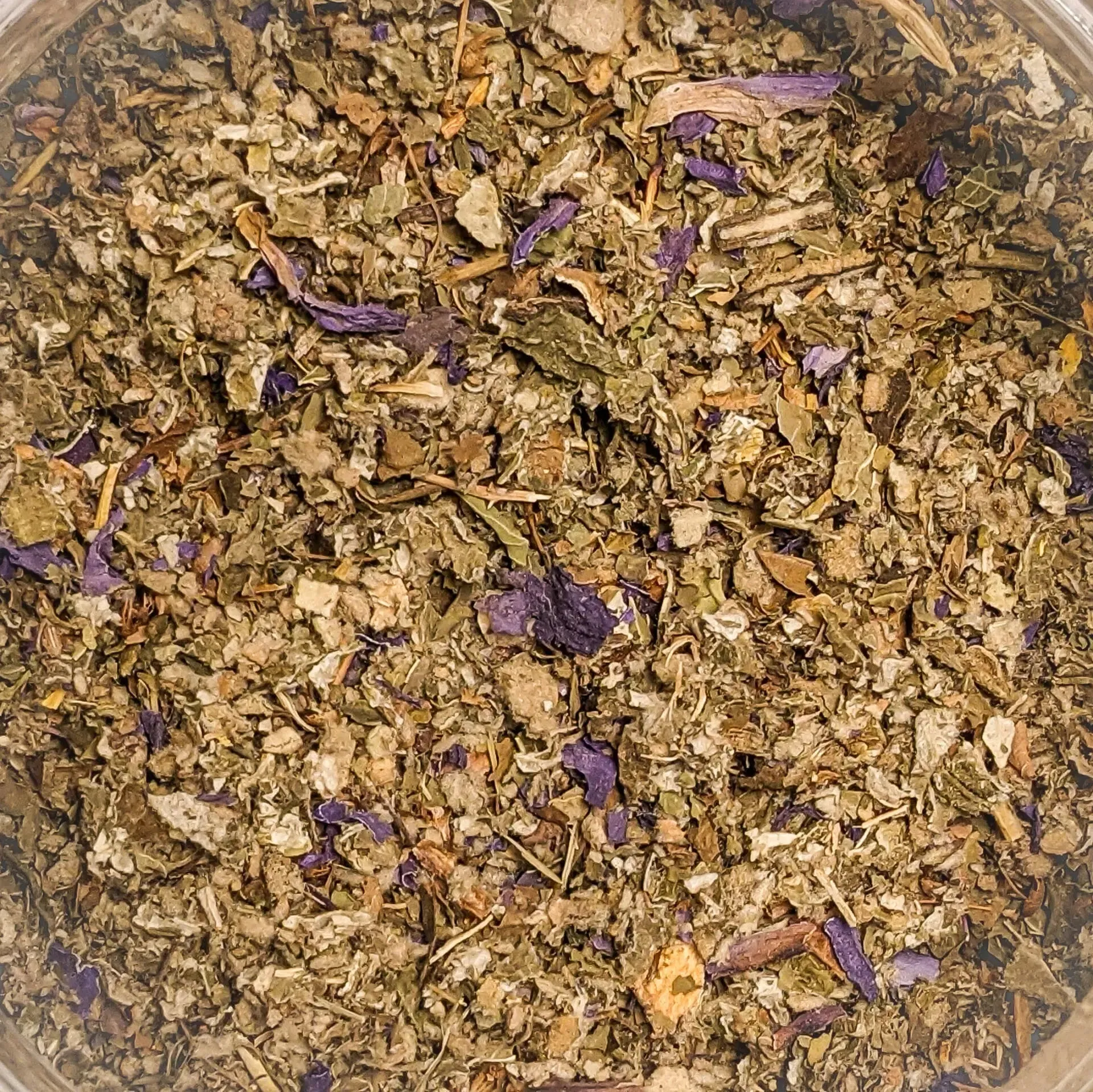 The Holy Blend ▸ Holy Basil, Blue Lotus, Red Raspberry, Mullein, Lemon Balm