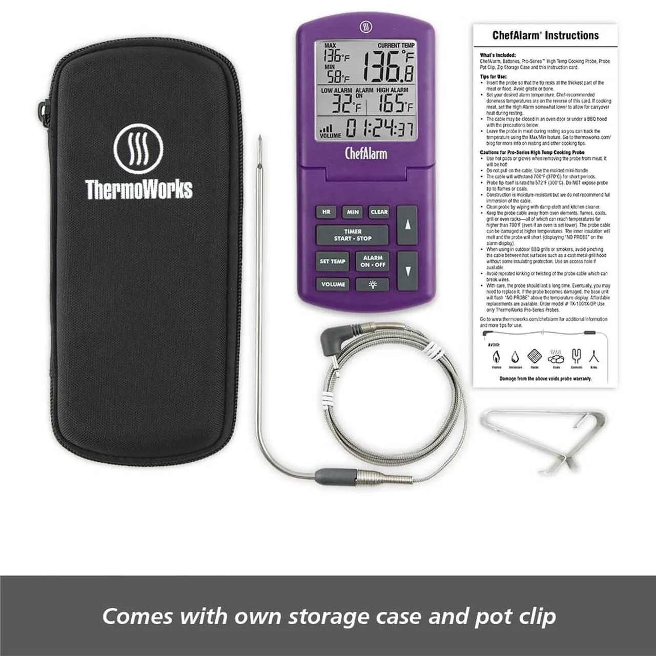Thermoworks - Chef Alarm - Red