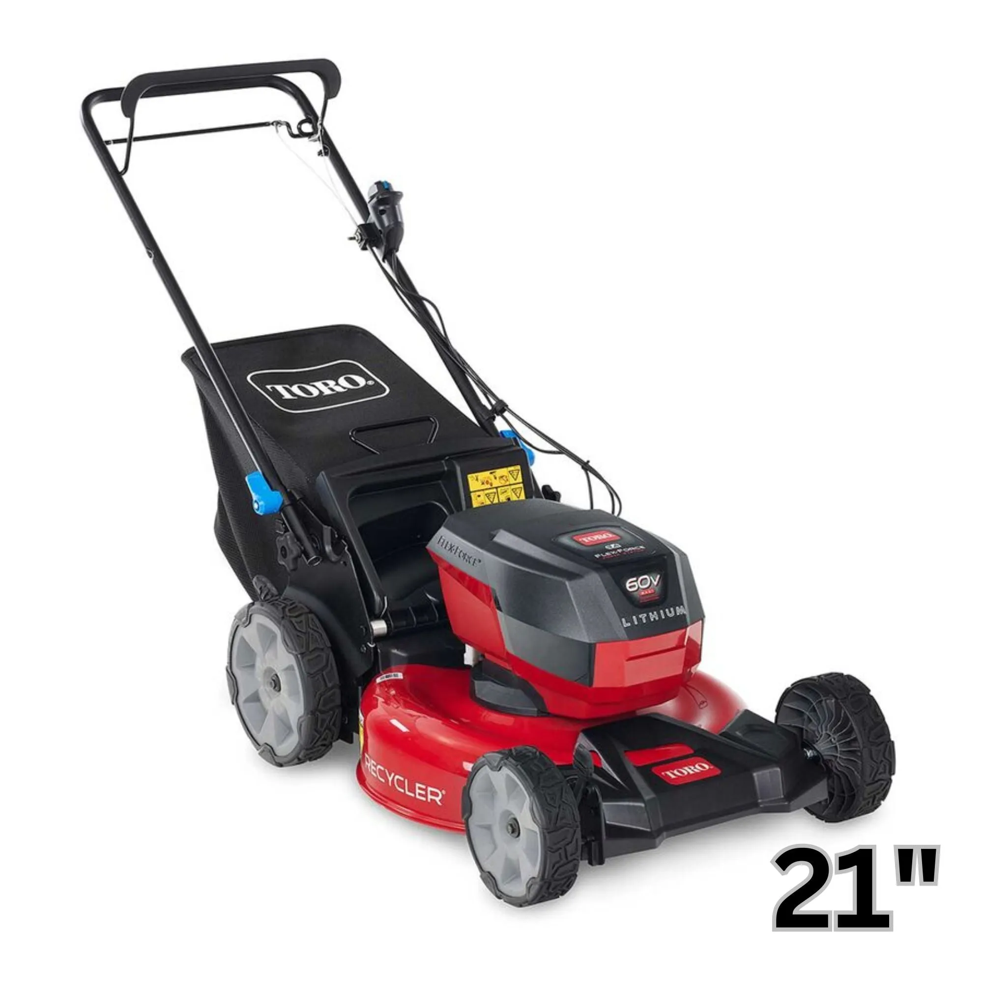 Toro 60V Max 21 in. Recycler Self-Propel w/SmartStow Lawn Mower with 5.0Ah Battery | 21326