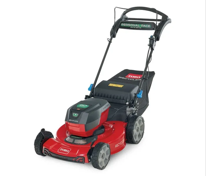 Toro 60V MAX Electric Battery SMARTSTOW Personal Pace High Wheel Mower | 22 in. Deck |  21466
