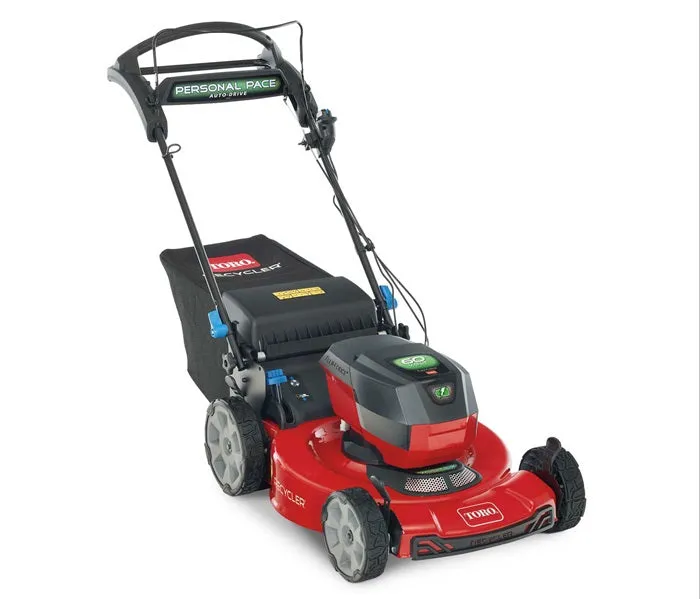 Toro 60V MAX Electric Battery SMARTSTOW Personal Pace High Wheel Mower | 22 in. Deck |  21466