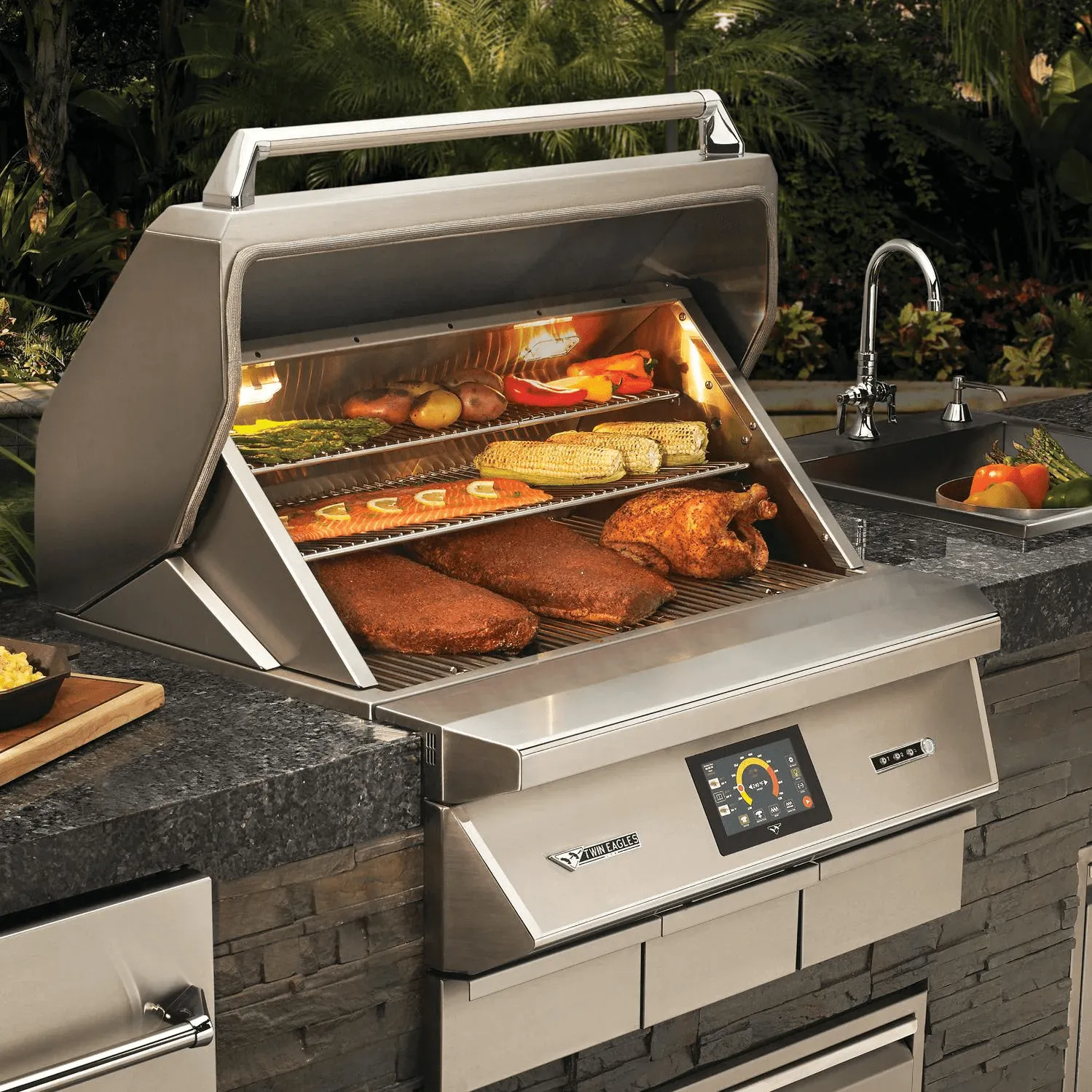 Twin Eagles 36-inch Pellet Grill and Smoker TEPG36G