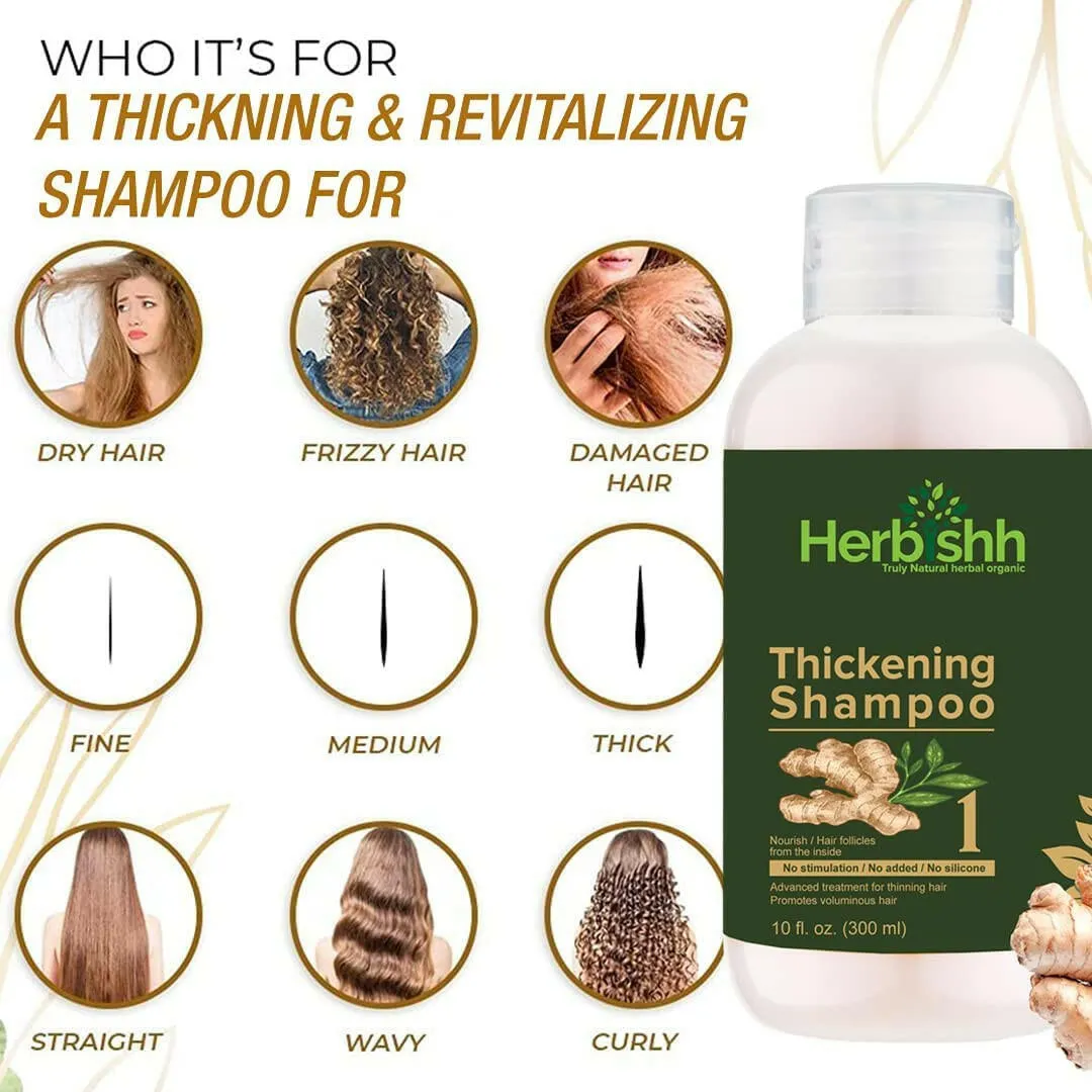 Ultimate Combo of Color Shampoo & Thickening Set - Herbishh