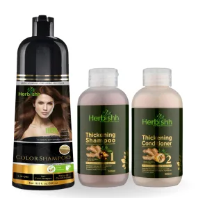 Ultimate Combo of Color Shampoo & Thickening Set - Herbishh
