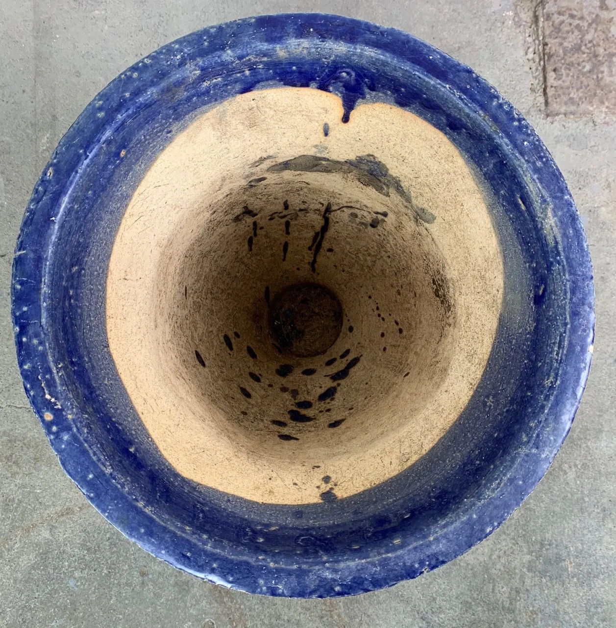 Urn, Blue Ceramic, Pot, Planter