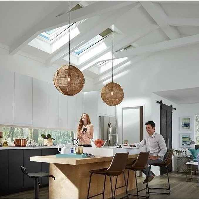 VELUX GGL MK12 306630 Triple Glazed Pine INTEGRA® SOLAR Window (78 x 180 cm)