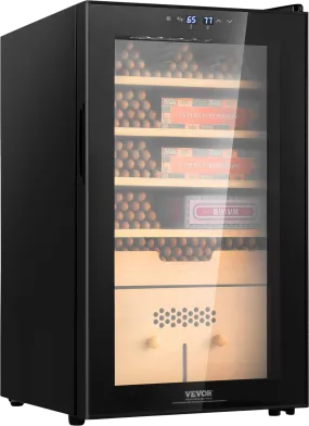 Vevor Electric Cigar Humidor with Cooling Heating & Humidity Control 400 Count Capacity New