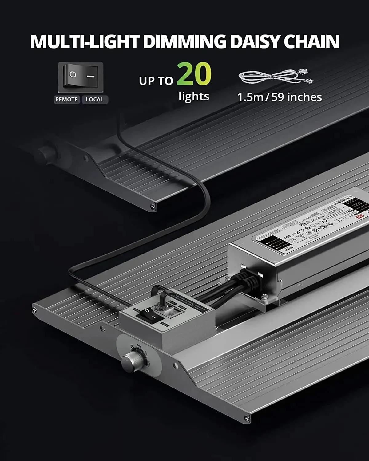 VIPARSPECTRA XS1500 LED Full Spectrum Grow Light