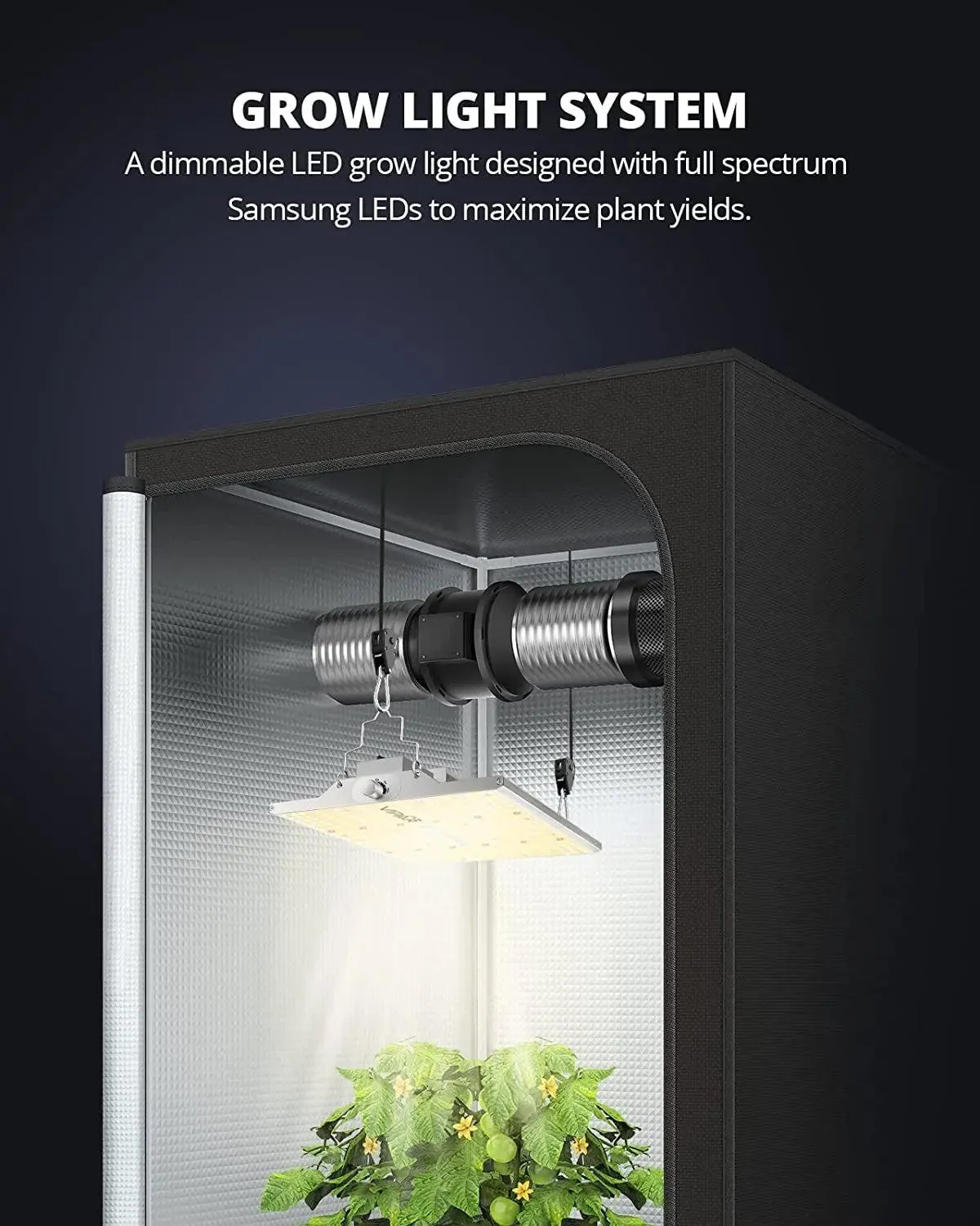 VIPARSPECTRA XS1500 LED Full Spectrum Grow Light