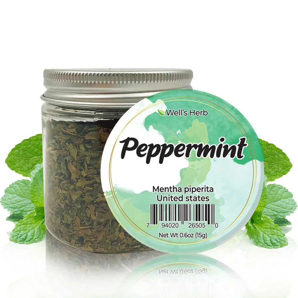 Well's Herb Dried Peppermint | 0.6 oz.