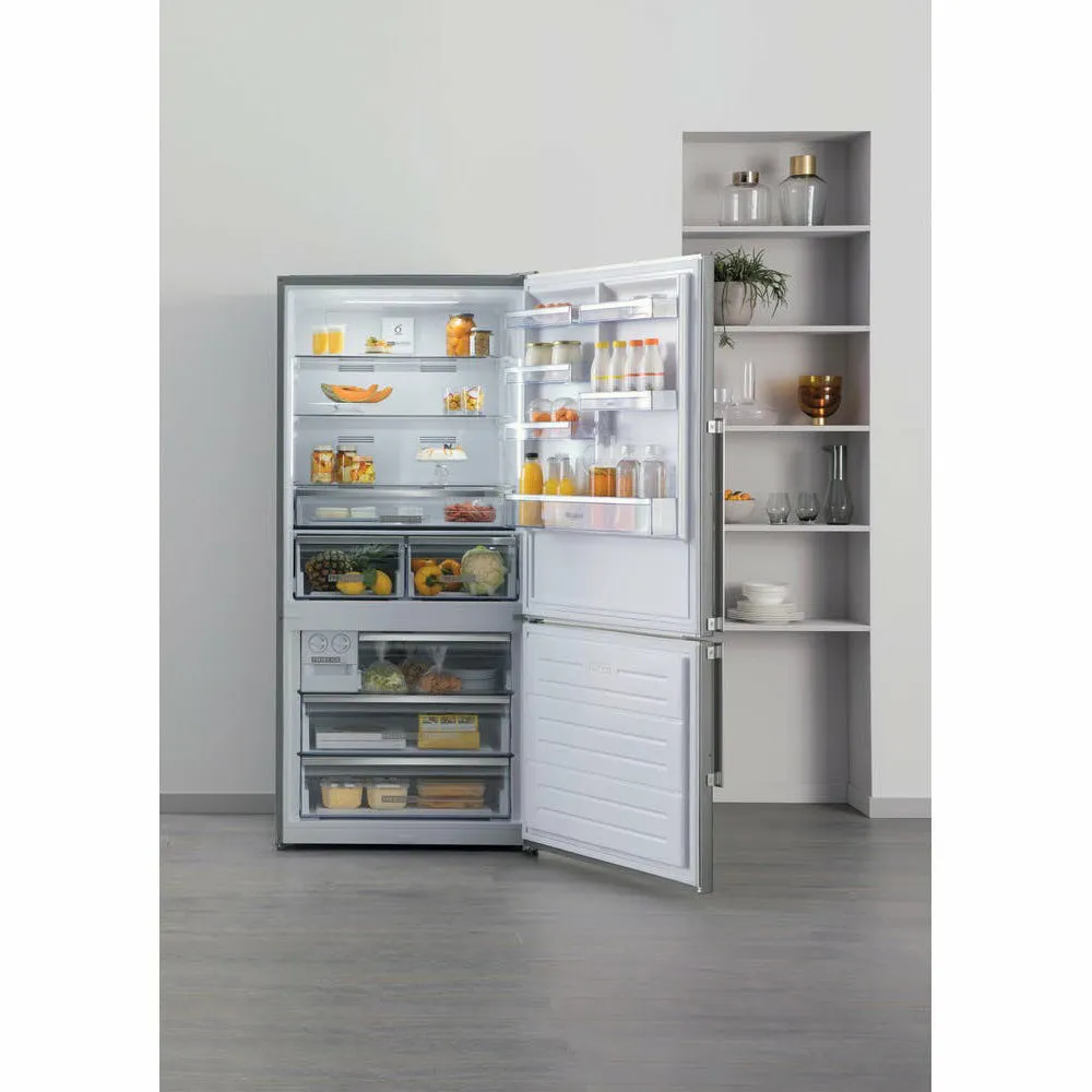 Whirlpool Frost Free Freestanding Fridge - Stainless Steel | W84BE72XUK