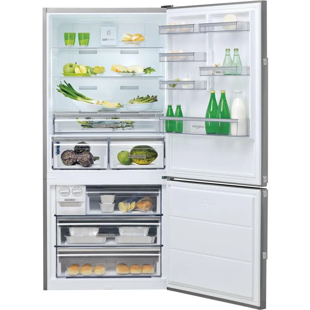 Whirlpool Frost Free Freestanding Fridge - Stainless Steel | W84BE72XUK