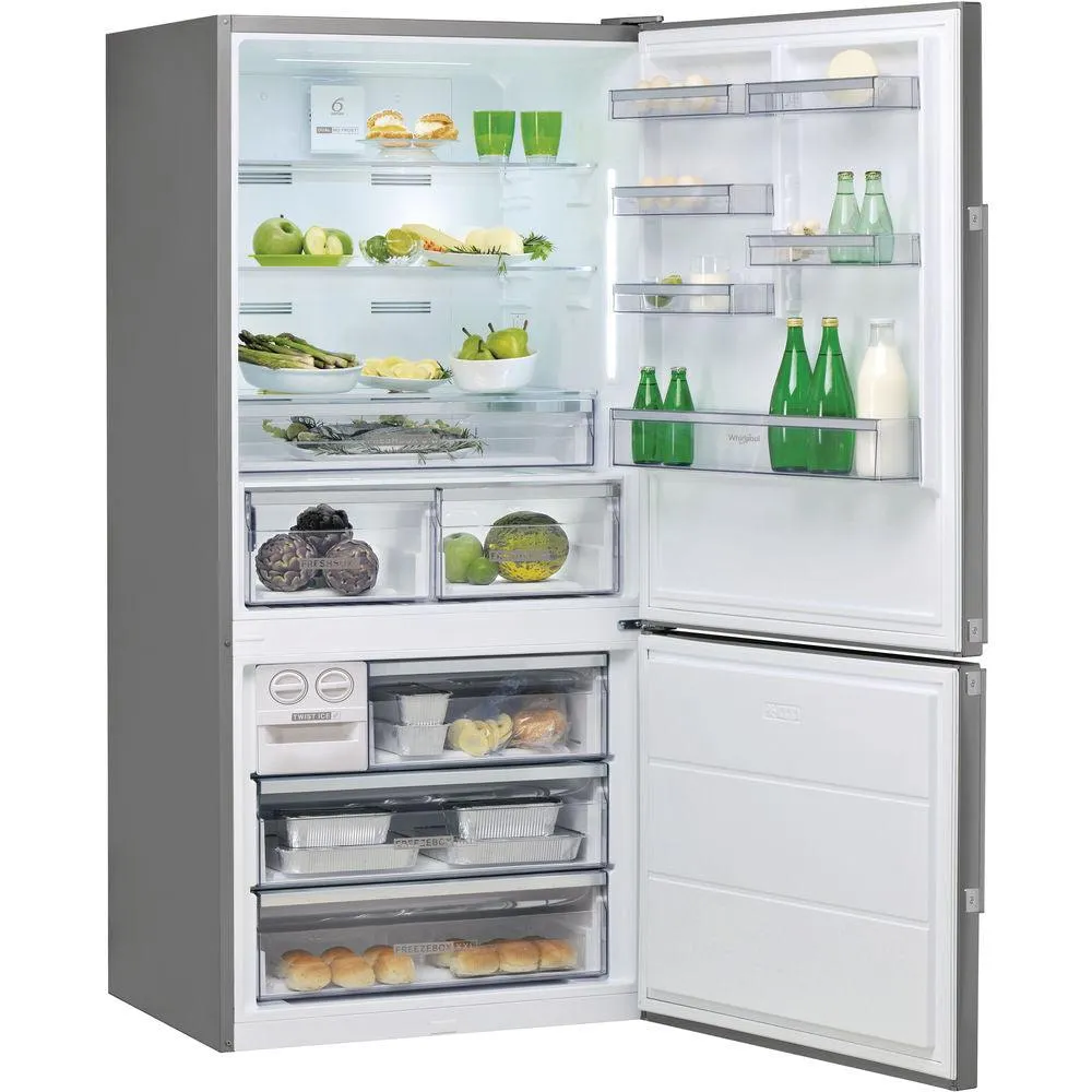Whirlpool Frost Free Freestanding Fridge - Stainless Steel | W84BE72XUK